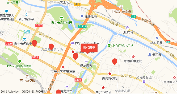 时代盛华交通图