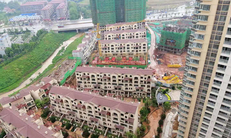 怀化恒大御景湾施工进度图