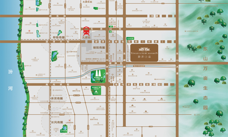 保利金地迎泽上品交通图