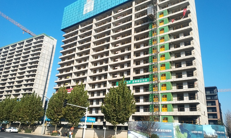 融创运河源施工进度图