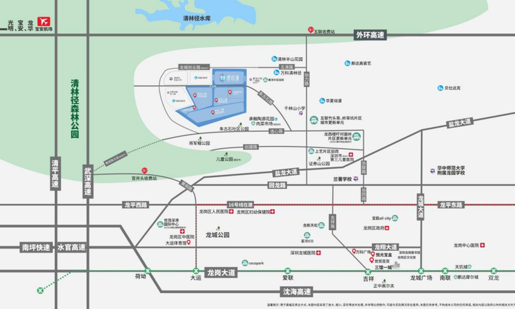 信城缙悦城交通图