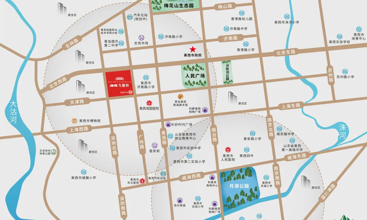 海信九麓府交通图