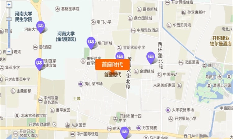 首座时代交通图