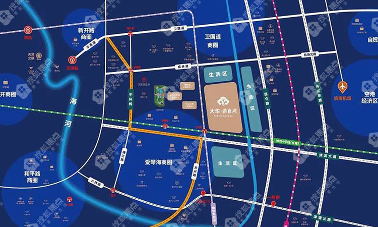 大华清水湾交通图