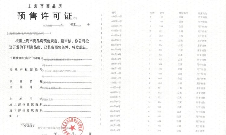 象屿江湾悦府楼盘证照