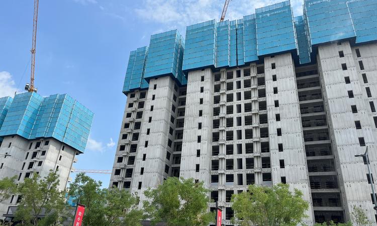 万科时代之光施工进度图