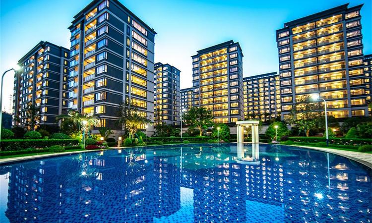 千岛湖滨江城市之星实景图