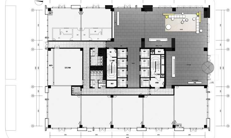 运河万科中心楼层平面图