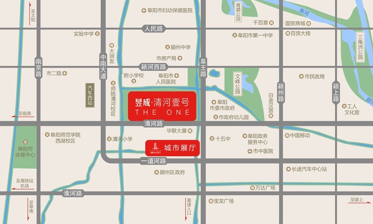 昱成·清河壹号交通图
