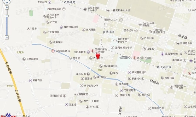 中弘卓越城交通图