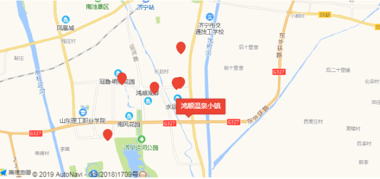 鸿顺温泉小镇交通图