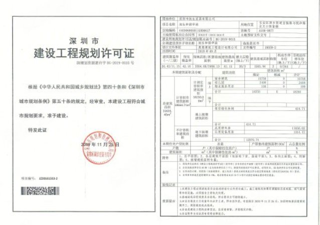 旭生融和中心楼盘证照