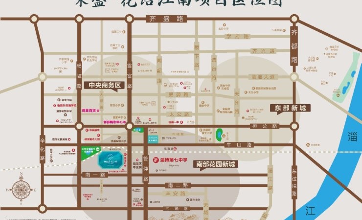 荣盛·花语江南周边配套图