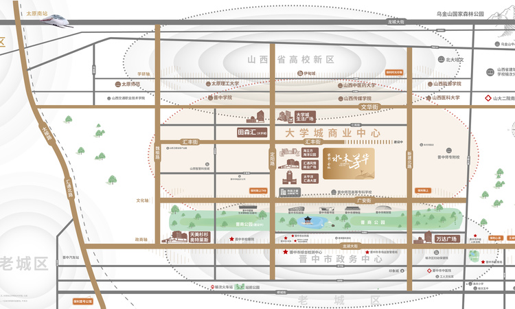 保利金地水木芳华交通图