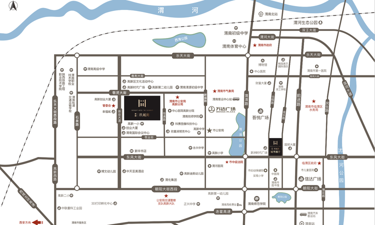 东原·玖城阅交通图