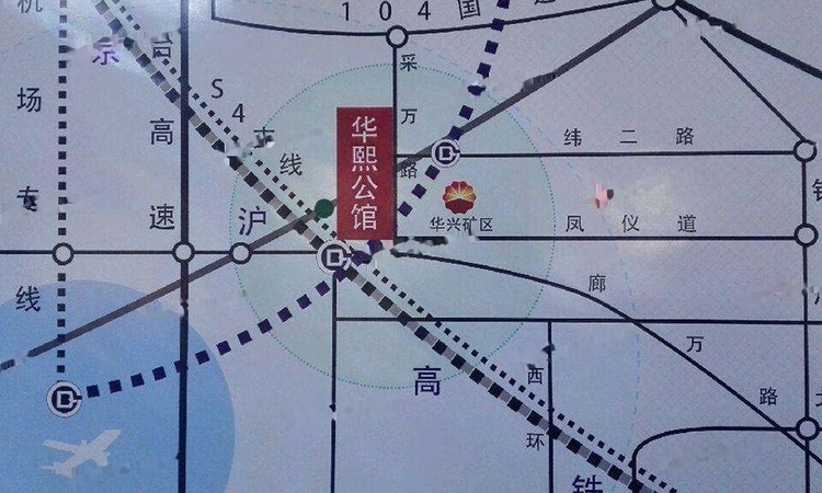 华熙公馆交通图