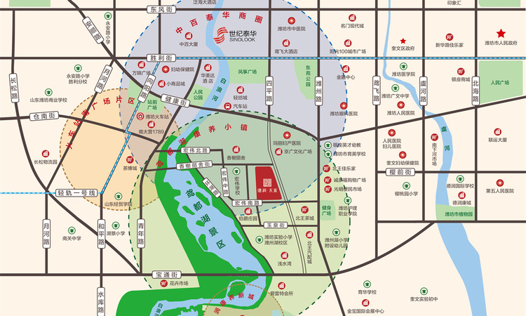 德润天宸交通图