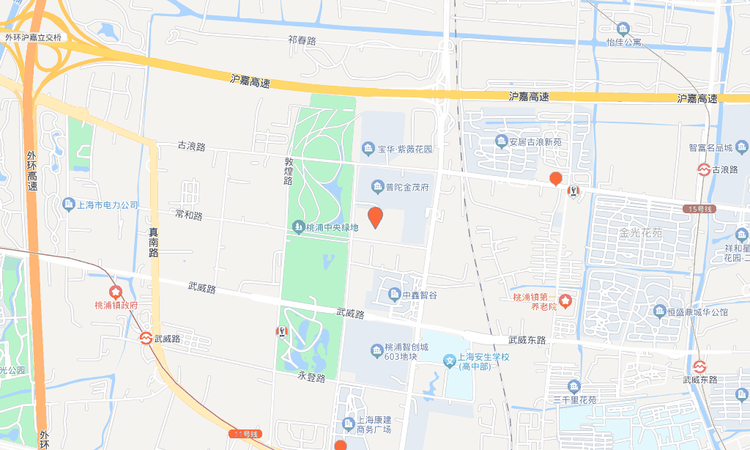 宝华紫薇花园交通图