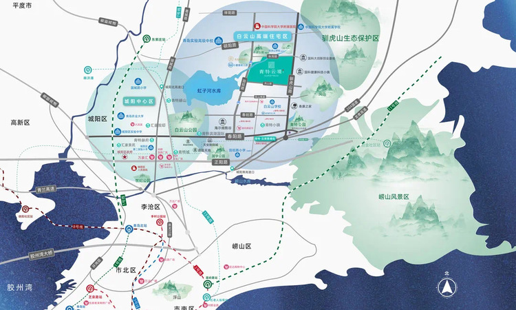 青特云境交通图