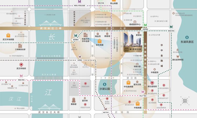 M·环球中心交通图