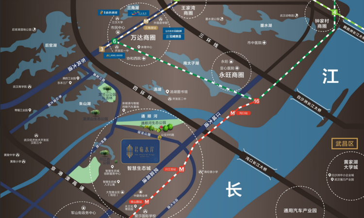 金色港湾君临水岸交通图