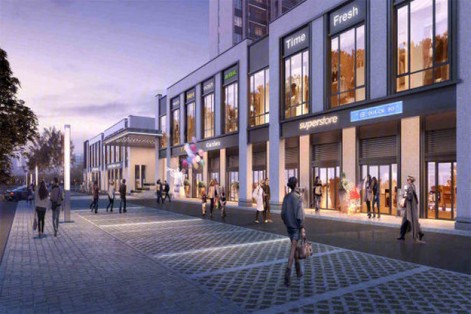 中梁正荣府效果图