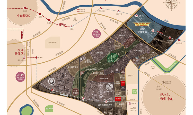 仁恒海和院交通图