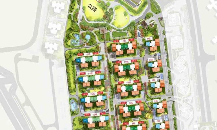 深铁瑞城Ⅱ楼层平面图