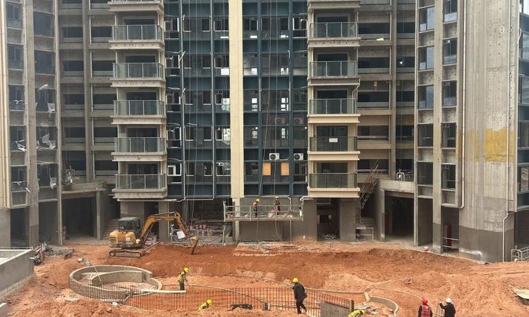 鸿桥世纪名园施工进度图