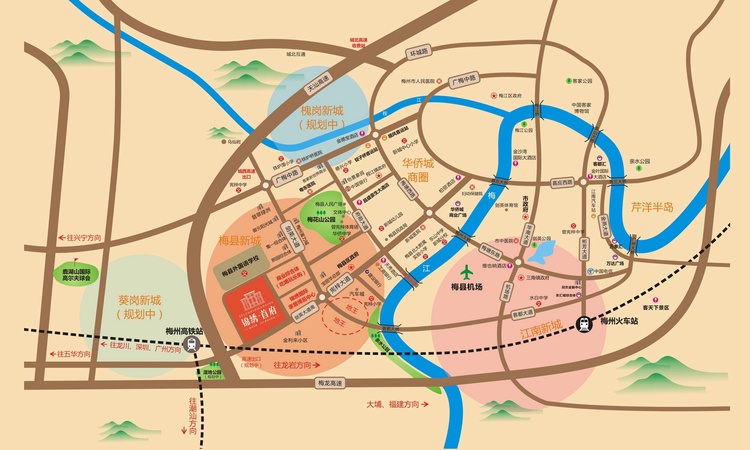 锦绣·首府交通图