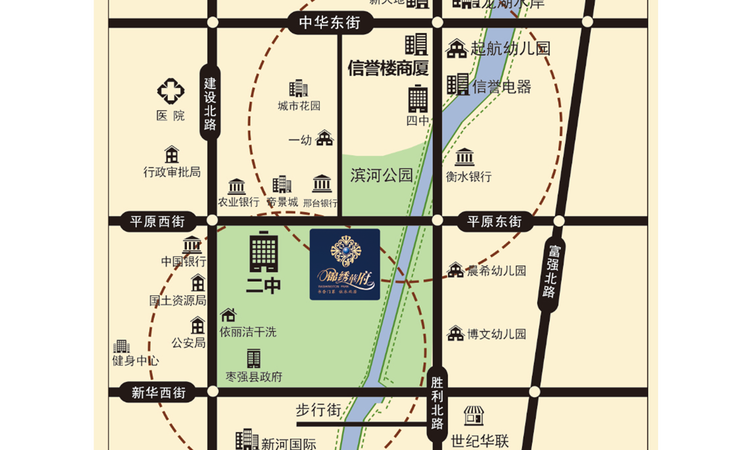 锦绣华府交通图