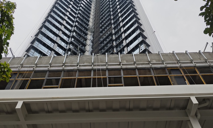 桑泰缙樾府施工进度图