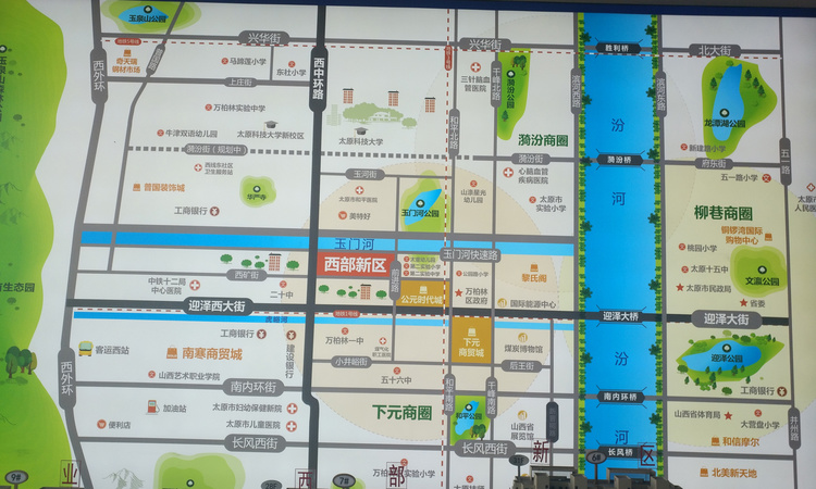 兴业西部新区实景图