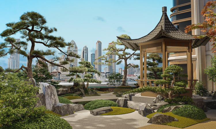 城投·格调观槿花园效果图