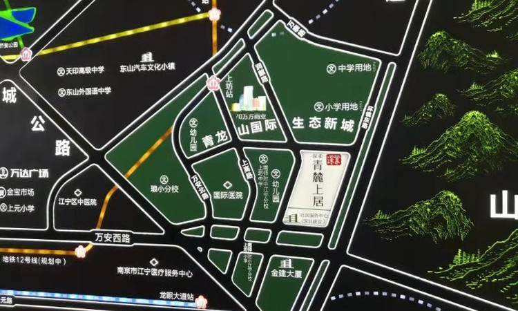 深业青麓上居交通图