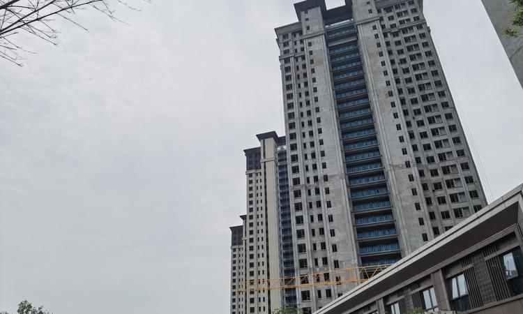 城投丰山府施工进度图