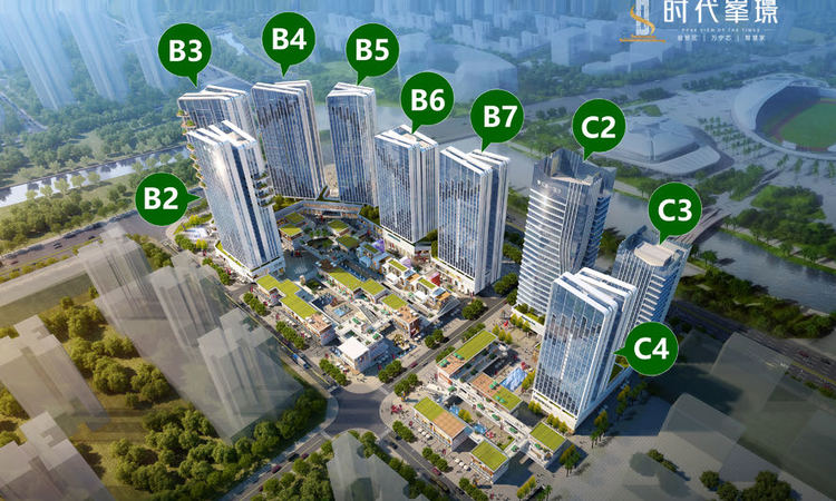 万宁·时代峯璟效果图
