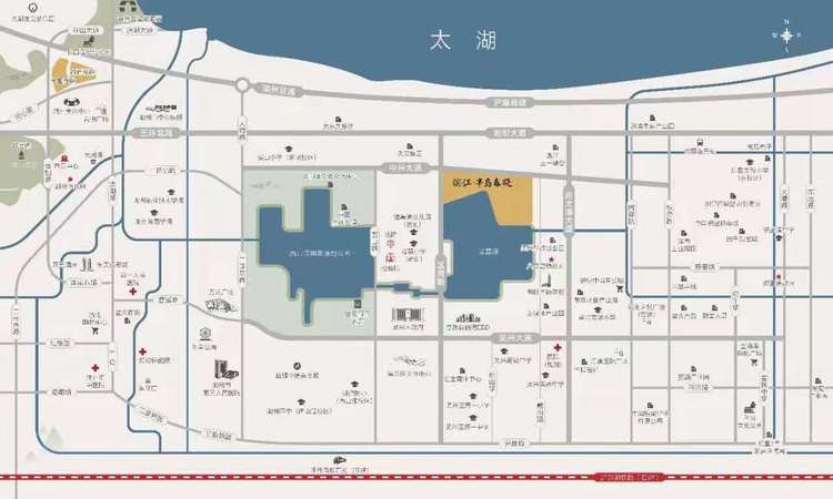 滨江半岛春晓周边配套图