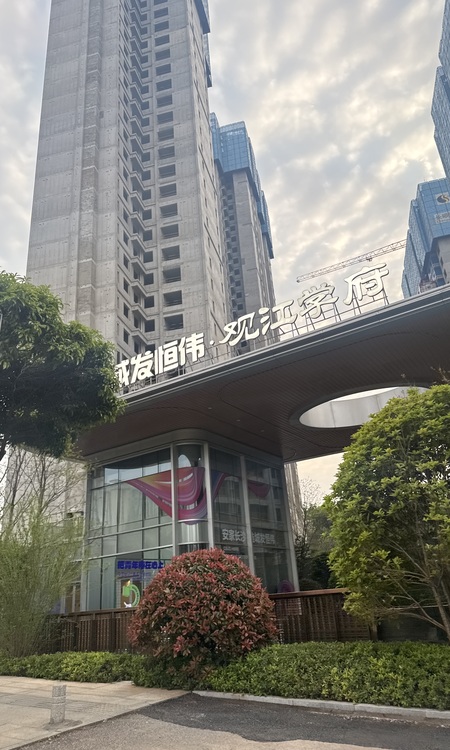 城发恒伟·观江学府施工进度图