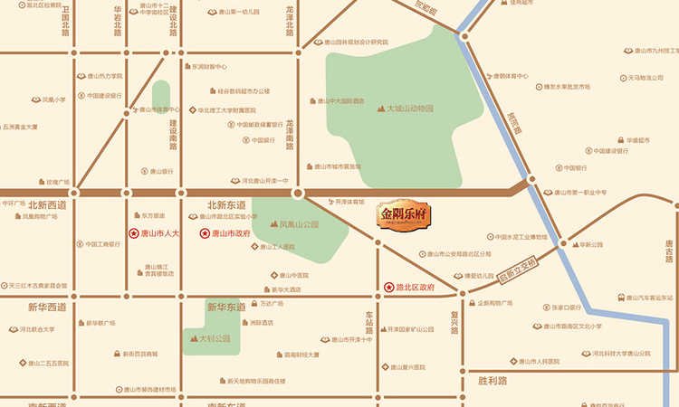 金隅乐府交通图