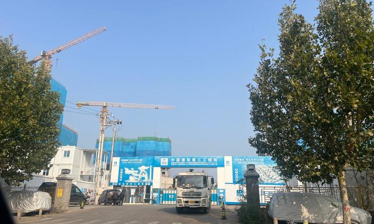 京投发展·森与天成施工进度图