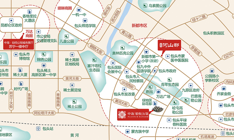  中海·铂悦公馆交通图