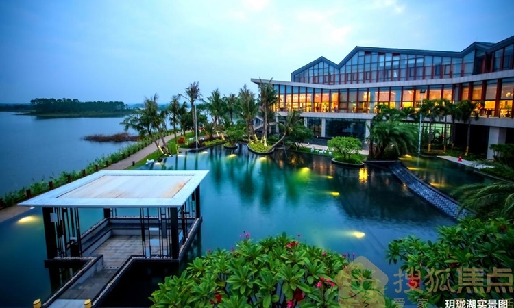 华邦玥珑湖实景图