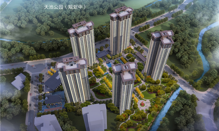 珠峰天池府效果图