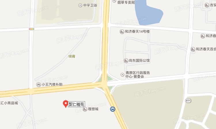 聚仁雅苑交通图