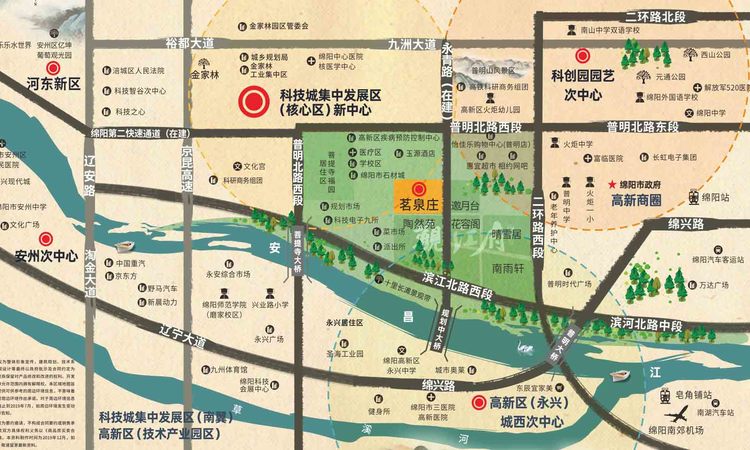 领地·国际社区交通图