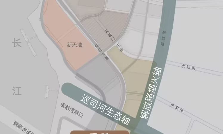 武汉长江天地交通图