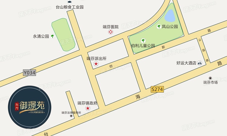 东方御璟苑交通图