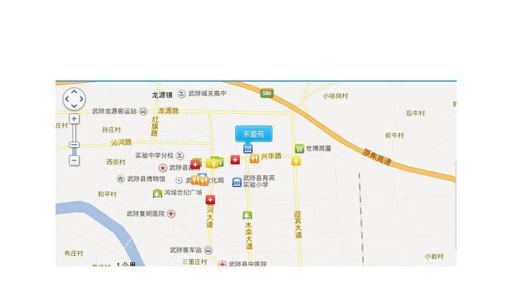 东盛苑周边配套图