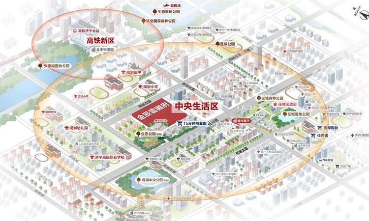 金辰·雲樾府交通图